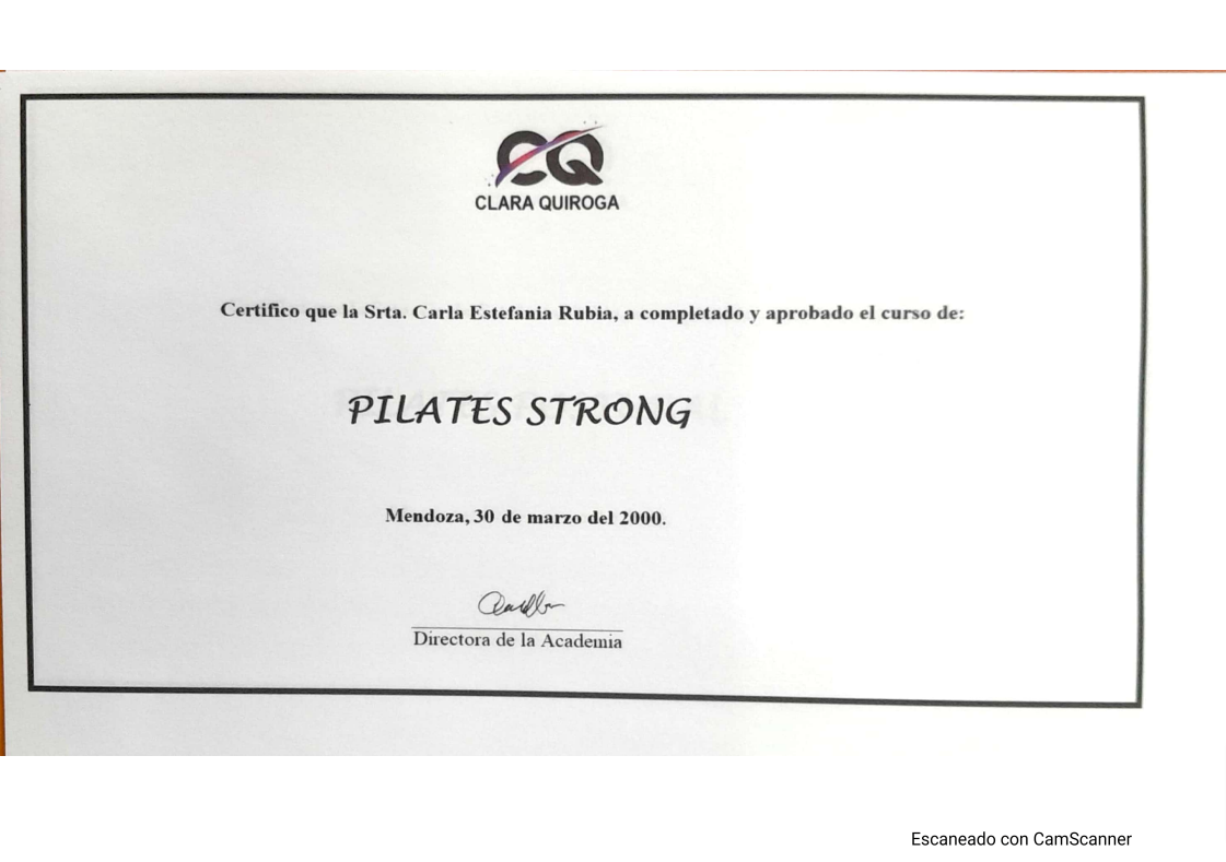 Certificado de formación