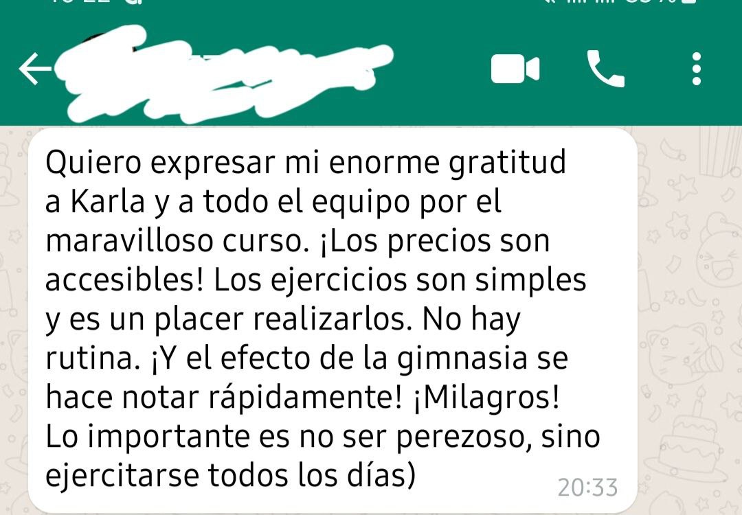 Opinión de una alumna