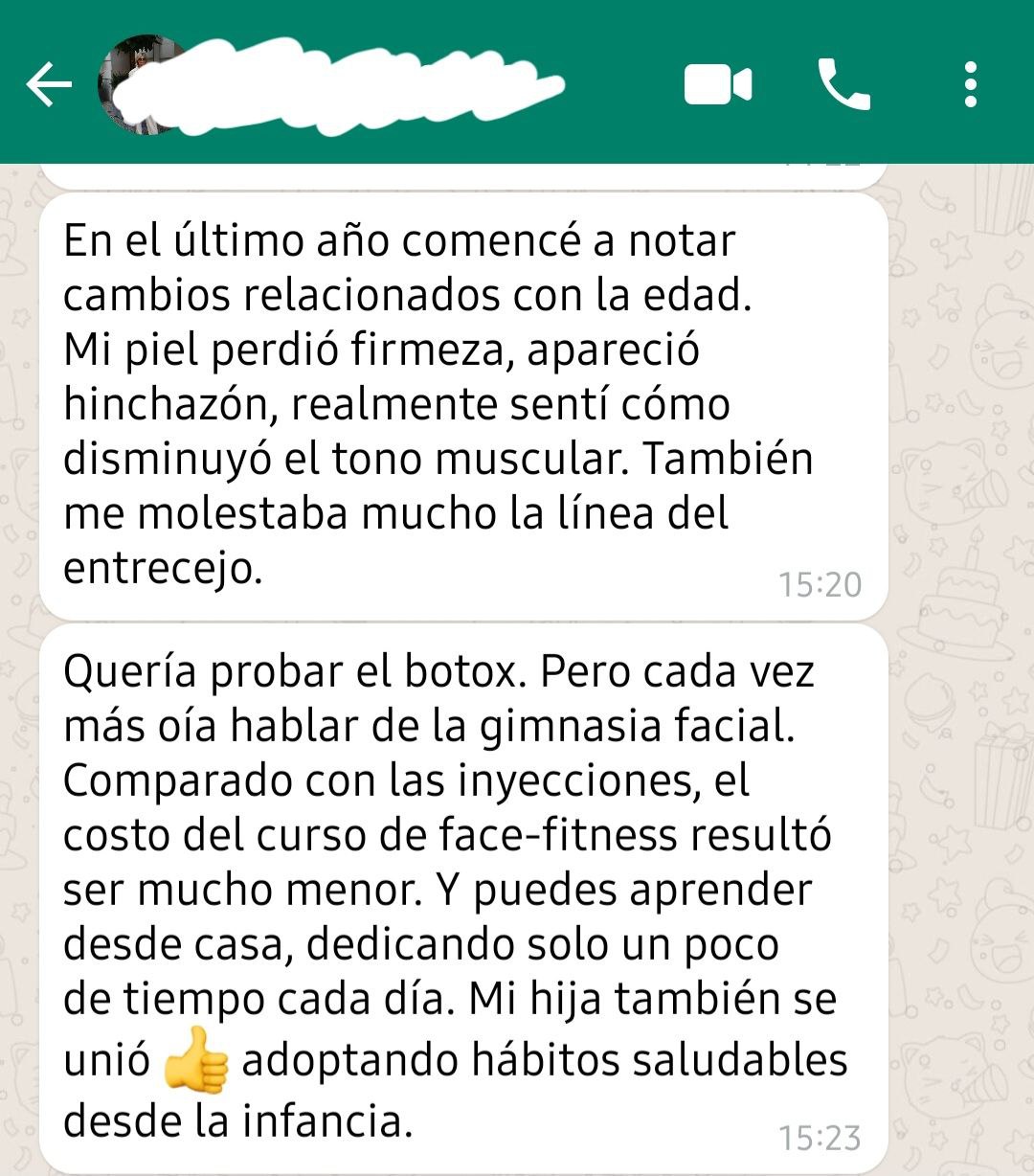 Opinión de una alumna